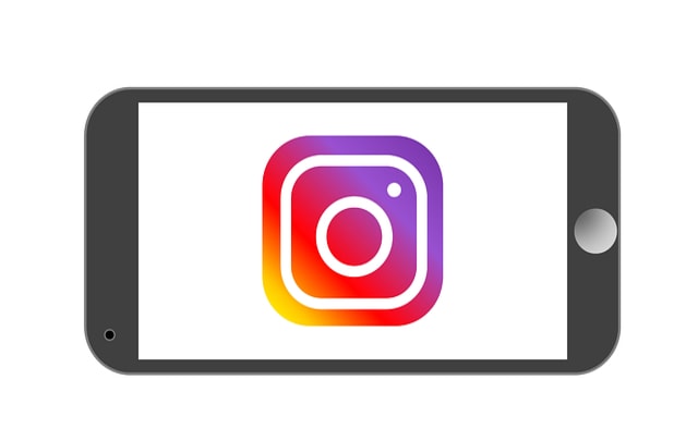 Instagram app symbol on Iphone